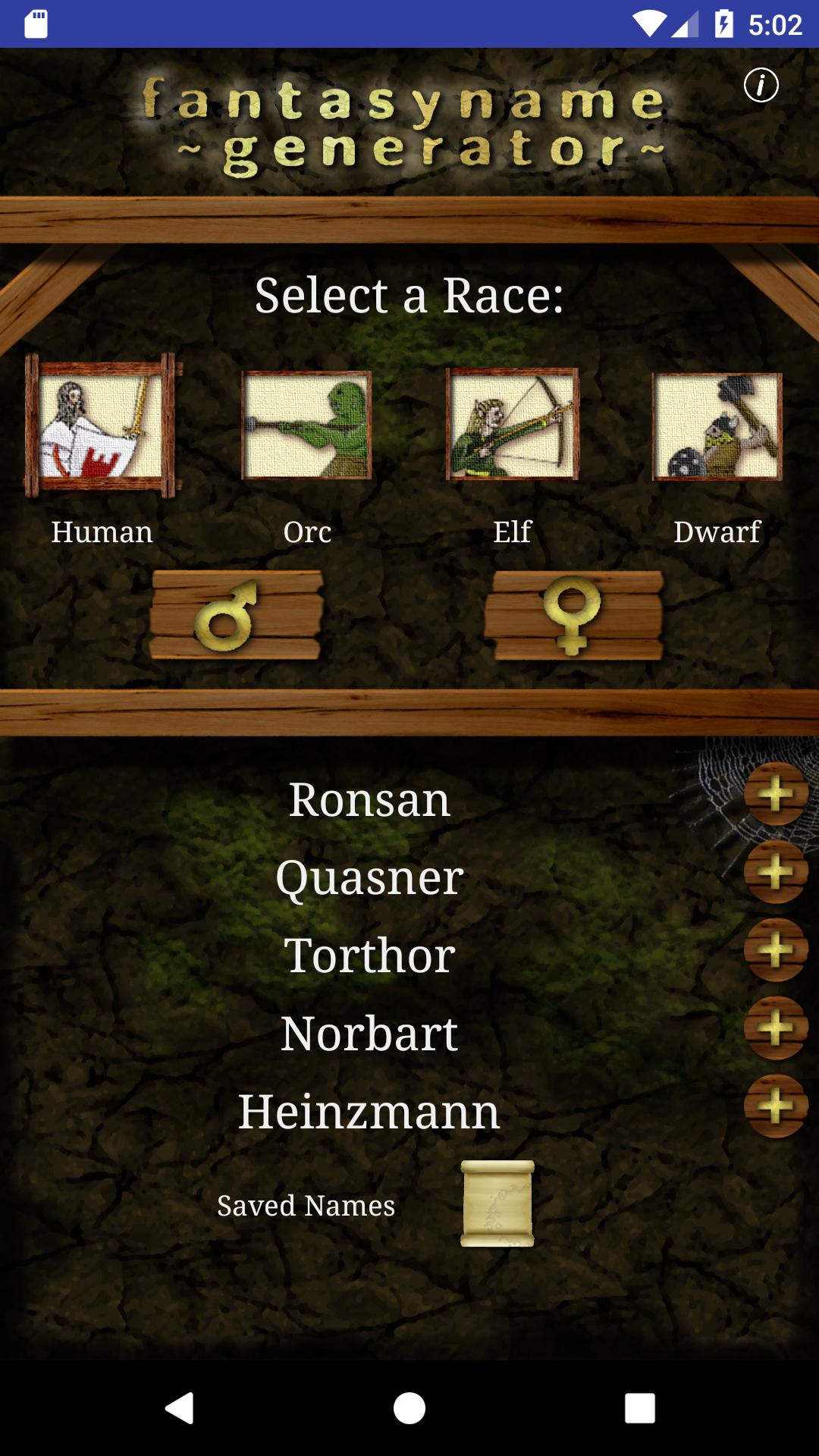Fantasy Name Generator APK for Android Download