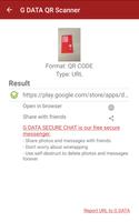 برنامه‌نما G DATA QR Code Scanner عکس از صفحه