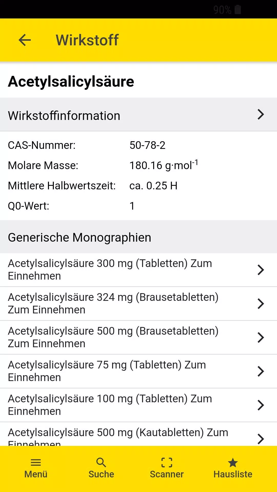 Gelbe Liste for Android - APK Download