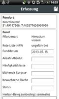 برنامه‌نما Floristische Kartierung NRW عکس از صفحه