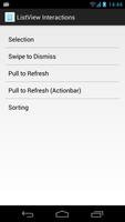 ListView Interactions โปสเตอร์