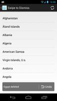 ListView Interactions تصوير الشاشة 2