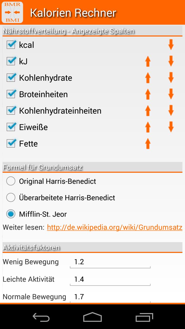 Bmi Rechner Wie Viele Kalorien - inselstaat im pazifik