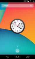 Animated Analog Clock Widget Affiche