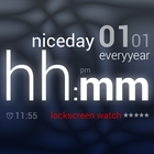 lockscreen watch-icoon