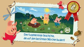 Drei kleine Schweinchen Plakat