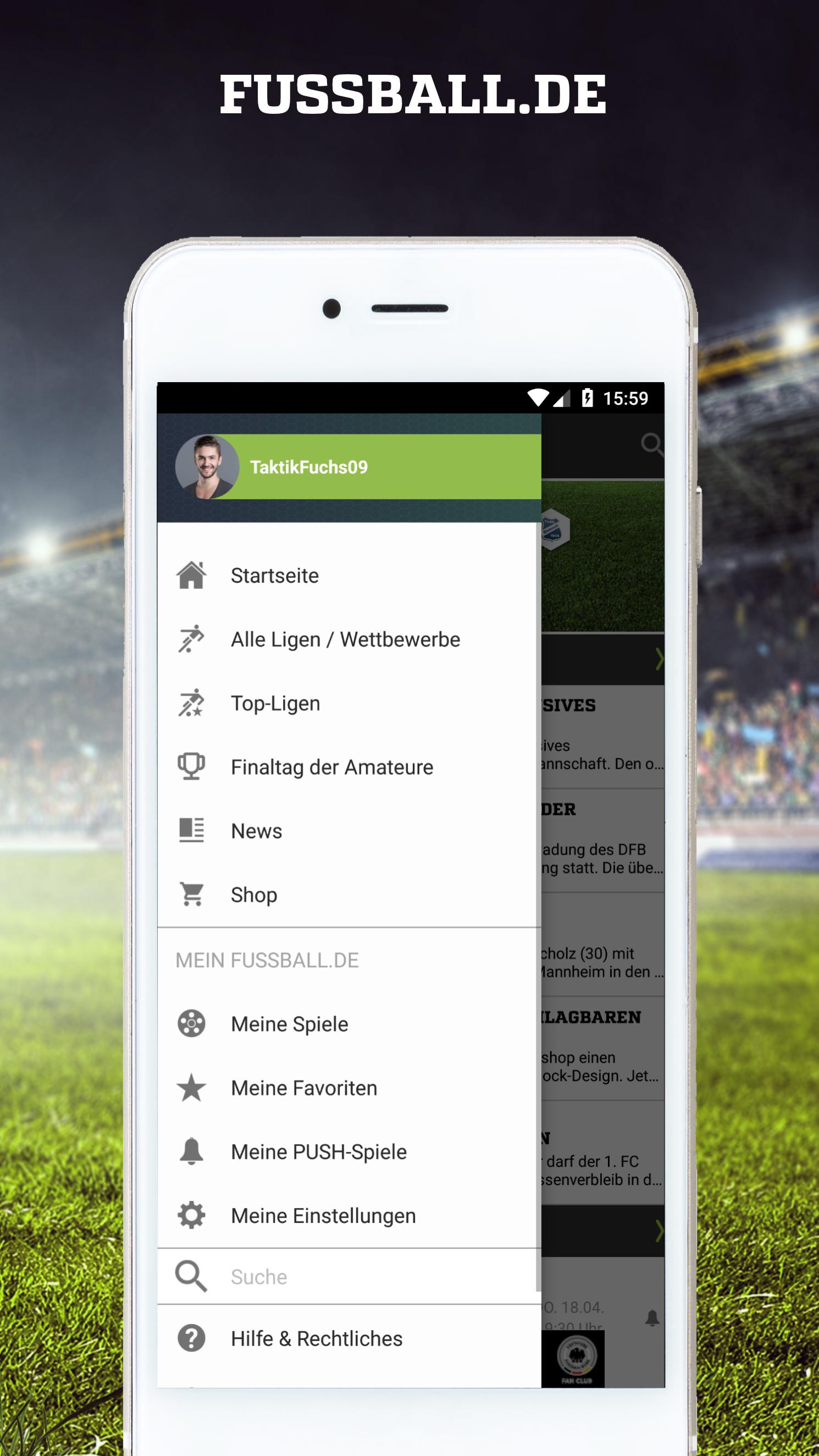FUSSBALL.DE for Android - APK Download