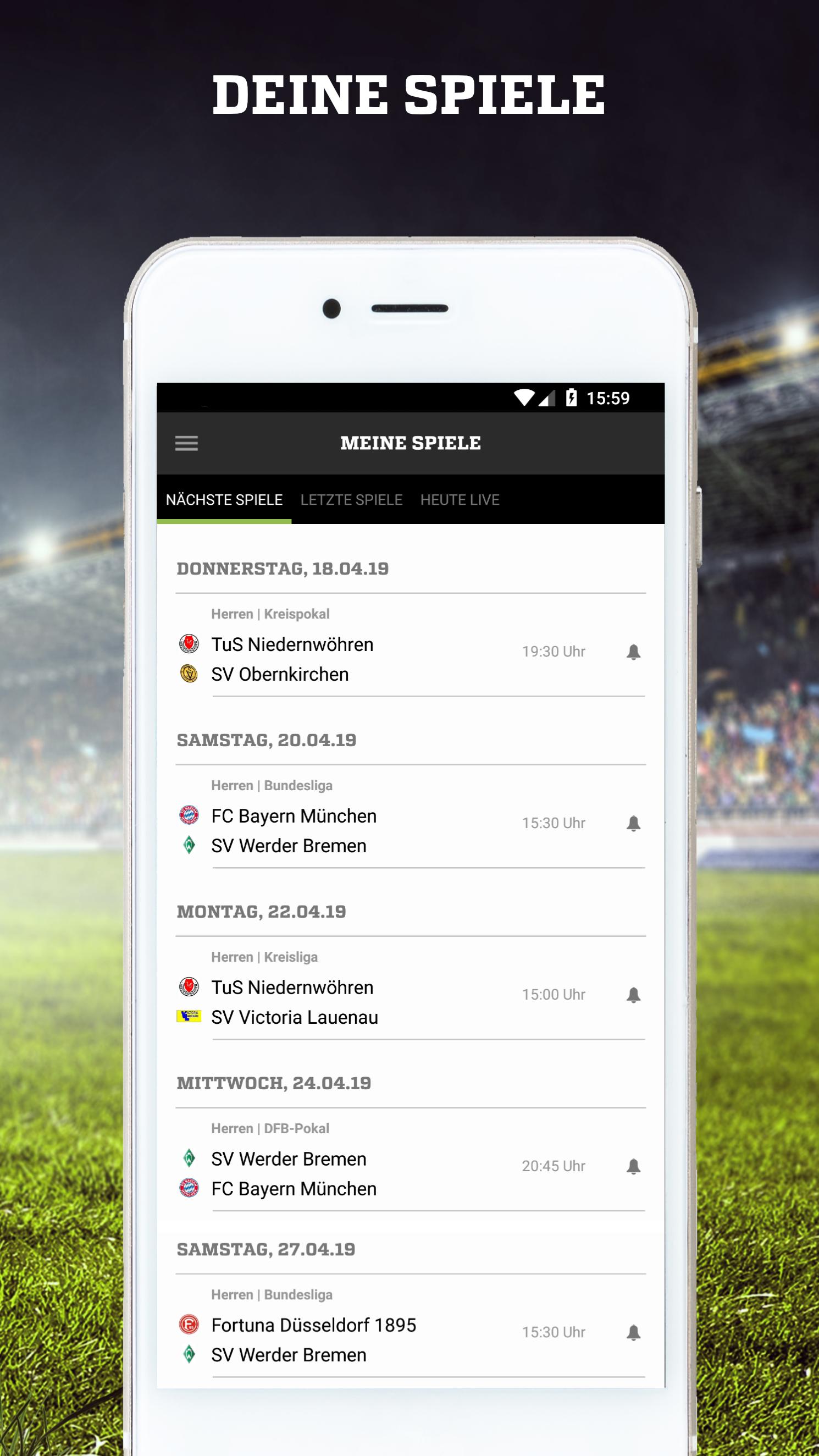 FUSSBALL.DE for Android - APK Download