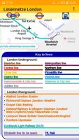 London Linenetwork Subway Map capture d'écran 2