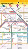 Liniennetze Berlin U-Bahn 2024 पोस्टर