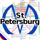 Карта Метро Санкт-Петербурга icône
