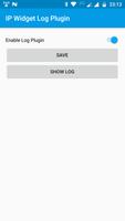 IP Widget Log Plugin imagem de tela 1
