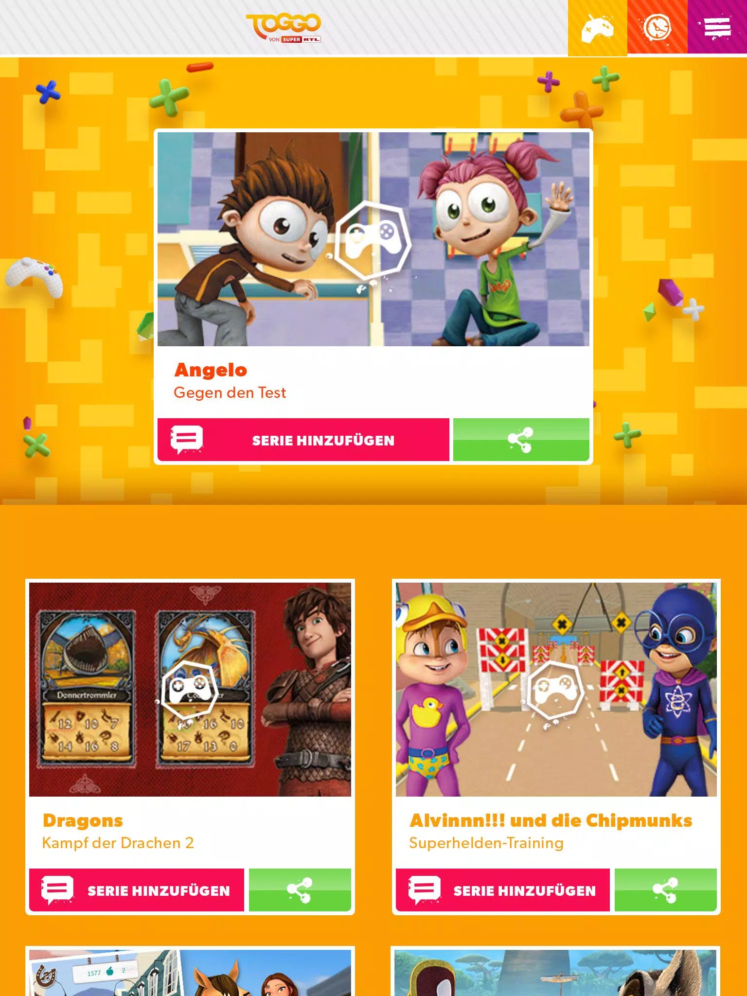 TOGGO Spiele pour Android - Téléchargez l'APK