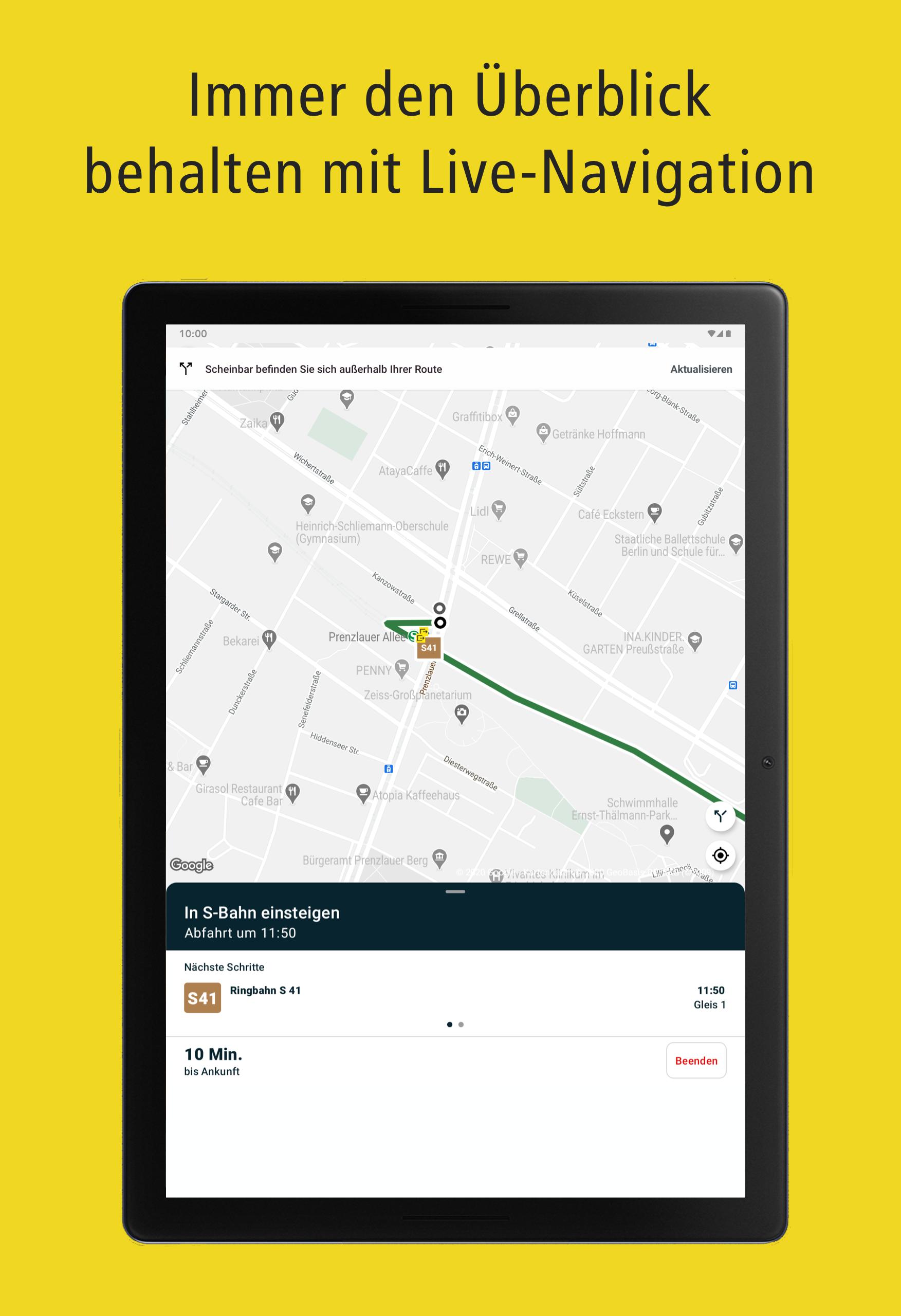 BVG Fahrinfo: Bus, Bahn & ÖPNV Karte Berlin für Android - APK herunterladen