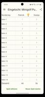 Eingelocht: Minigolf Scorecard Cartaz