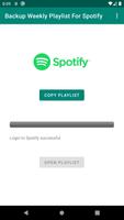Backup Spotify playlist पोस्टर
