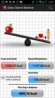 Daily Calorie Balance Affiche