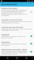 Ringer Volume Calendar (free) Screenshot 2