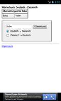 Zazaisch Wörterbuch Screenshot 2