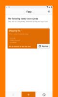 برنامه‌نما Foxy - Easy note app-Automatic عکس از صفحه