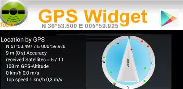 GPS Status Widget Free