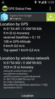 GPS Status Widget Free Affiche