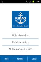 KIBAG Mulden-App Affiche