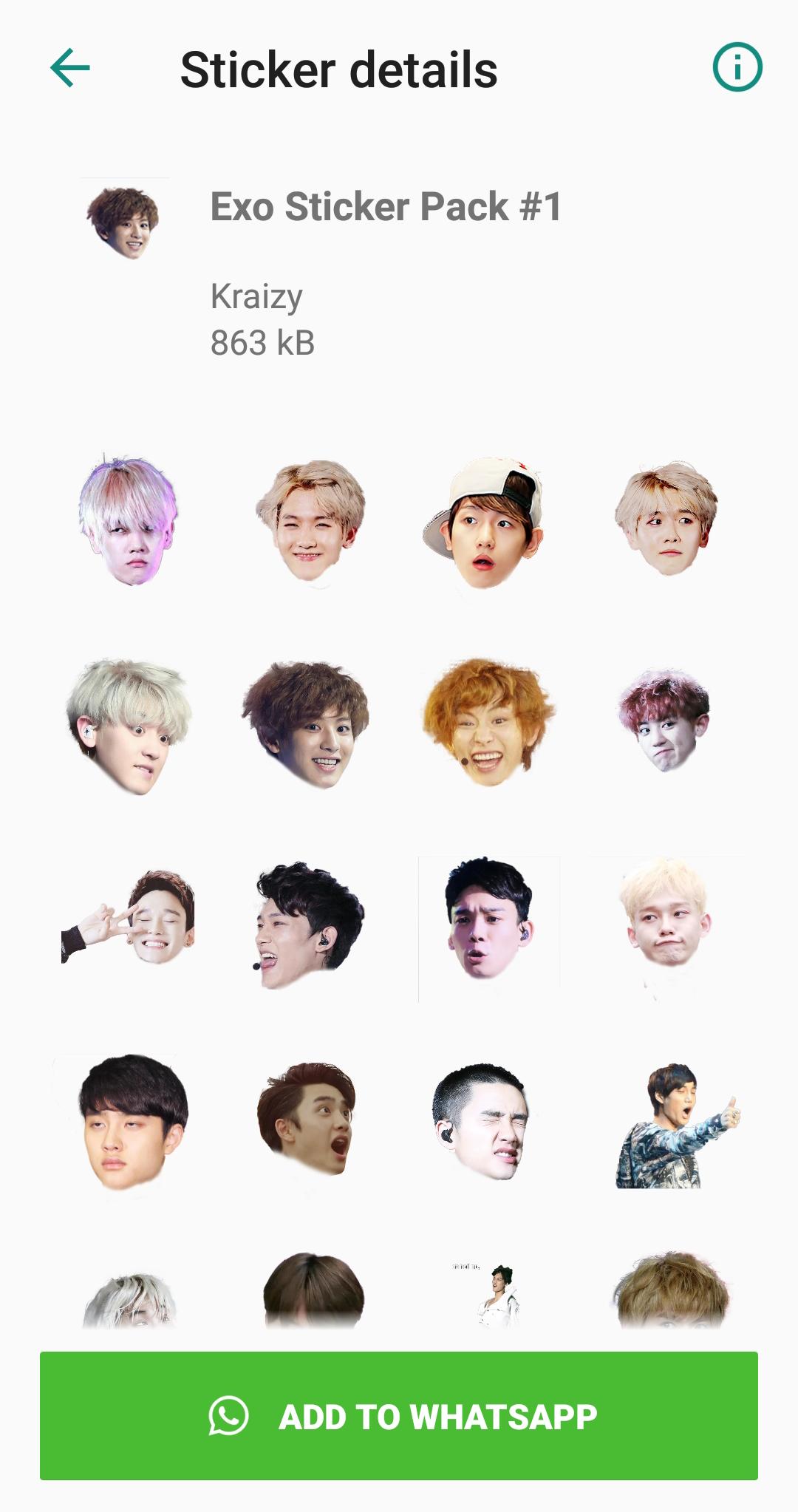 Exo Whatsapp Sticker Kpop For Android Apk Download