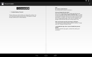 Battery Percent Enabler ảnh chụp màn hình 3