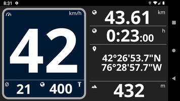 Easy Speedometer Basic imagem de tela 1