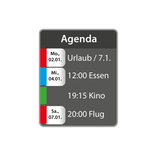 Agenda Widget