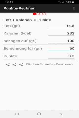 Diät nach Punkterechner Diät nach Punkterechner