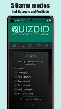 Screenshot 4 for Quizoid: Offline Trivia Quiz