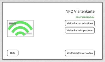 NFC Visitenkarte Plakat