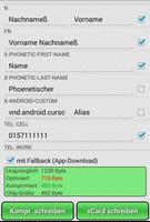 NFC Visitenkarte Screenshot 2