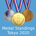 Medal Standings Olympic Summer Games Tokyo icône