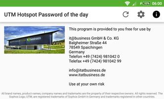 ITB UTM Password of the Day capture d'écran 1