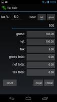 Percentage (Tax) Calculator capture d'écran 1