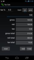 Percentage (Tax) Calculator capture d'écran 2
