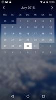 Simple Calendar Widget ภาพหน้าจอ 1