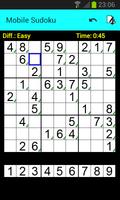 Mobile Sudoku captura de pantalla 2