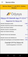 Odysys D3 Statistik capture d'écran 1