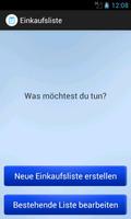 پوستر Einkaufsliste Teilen