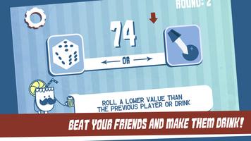 DICE AND DRINK - Drinking game poster