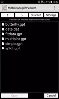Mobile Gnuplot Viewer (Old) تصوير الشاشة 3