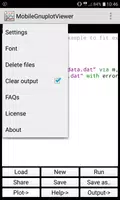 Mobile Gnuplot Viewer (Old) تصوير الشاشة 7