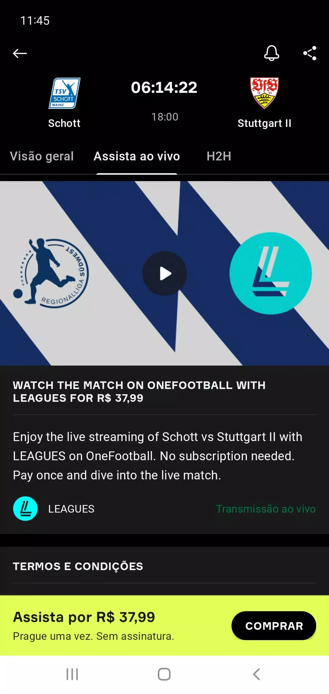 OneFootball ao vivo: assistir aos jogos de futebol; como baixar e acessar