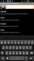 Fire Department Abbreviations captura de pantalla 2