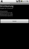 Feuerwehr Schaumrechner ảnh chụp màn hình 3