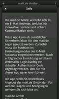 mail.de Authenticator screenshot 3